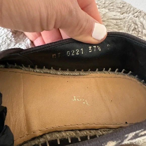 Dior Women's Espadrilles - Brown and Black - Picture 2 of 4